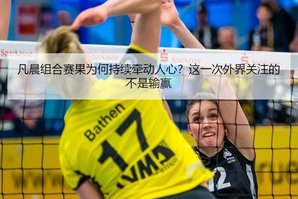 凡晨组合赛果为何持续牵动人心？这一次外界关注的不是输赢